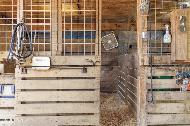 view of horse barn