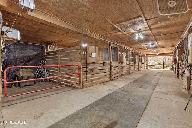 view of horse barn