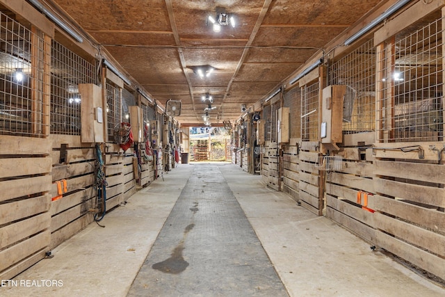 view of horse barn