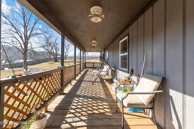 balcony with covered porch