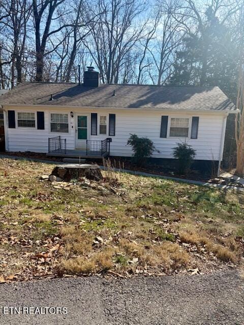 view of rear view of house