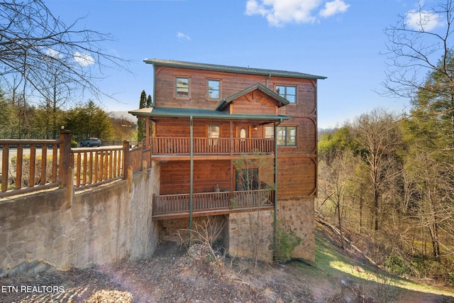 view of rear view of house