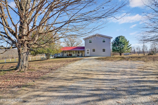 view of home's exterior