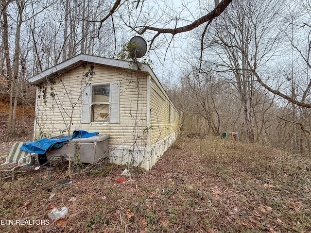 view of side of property