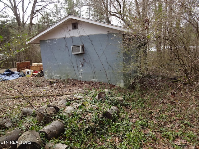 view of outdoor structure