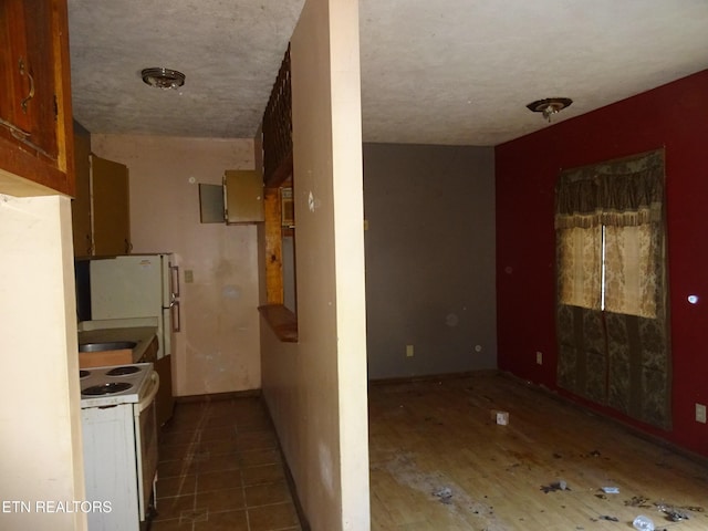 kitchen featuring white appliances