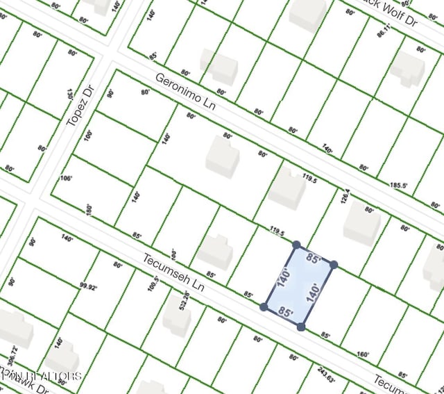 2055 Tecumseh Ln, Crossville TN, 38572 land for sale