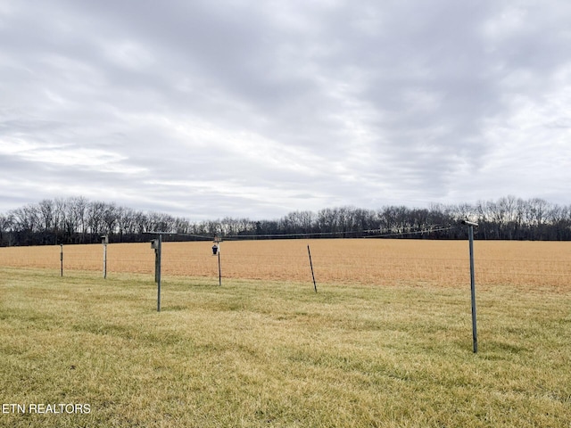 view of yard featuring a rural view