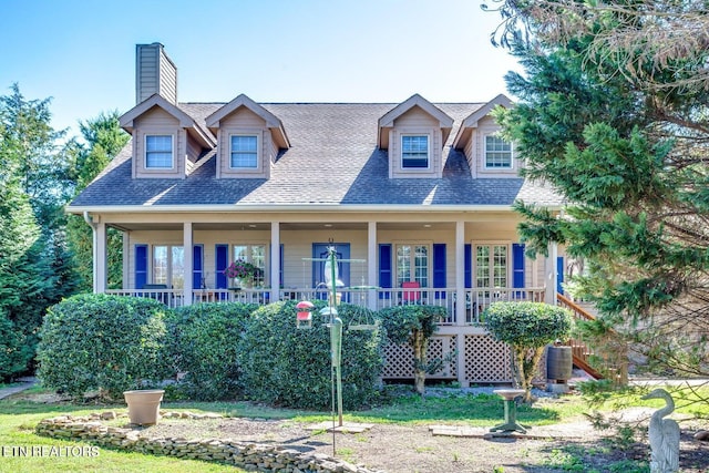 view of front of house featuring a porch