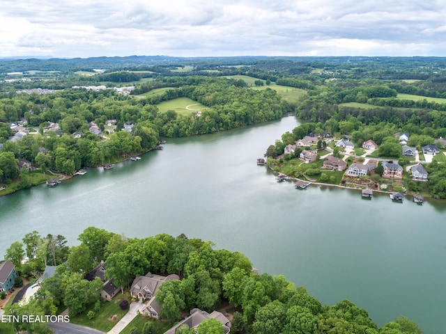 184 Amohi Way, Loudon, TN 37774 - aerial view of residential area featuring a large body of water