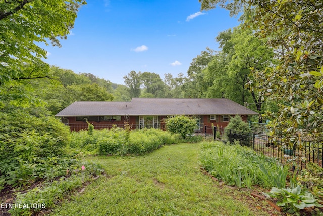 3516 Bluff Point Dr, Knoxville, TN 37920 - view of ranch-style home