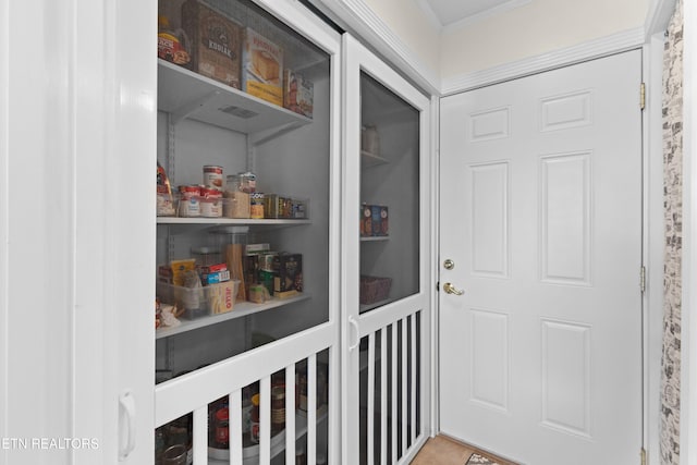 view of pantry