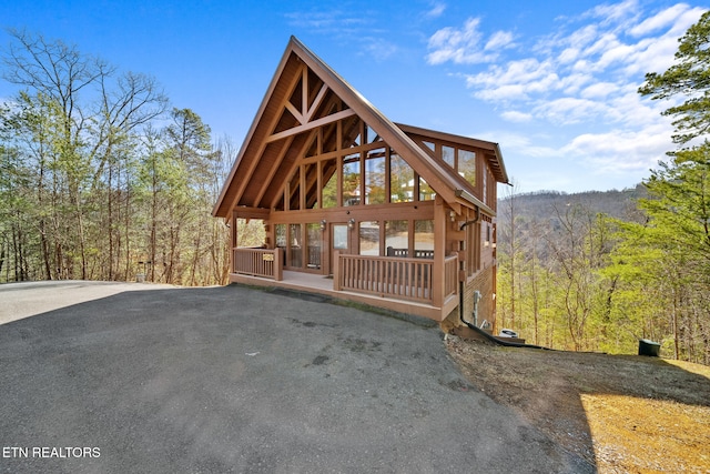 view of front of home