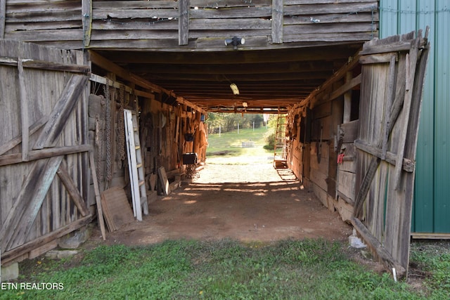 view of stable