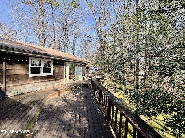 view of deck