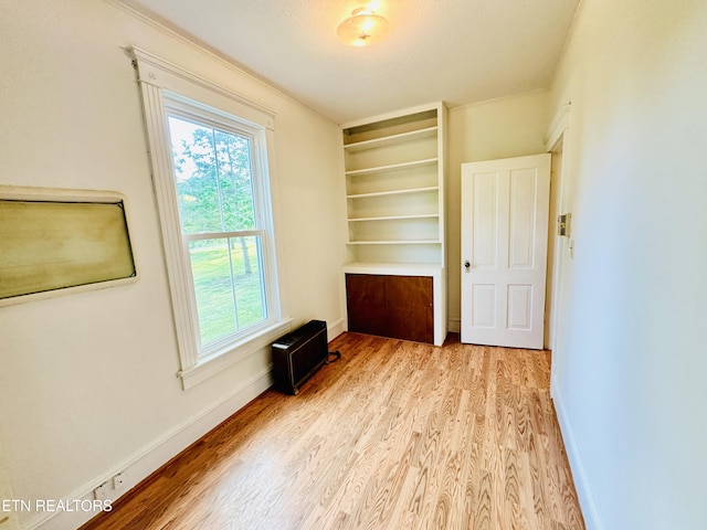 interior space featuring light wood-type flooring