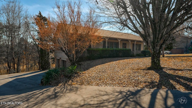 view of front of home