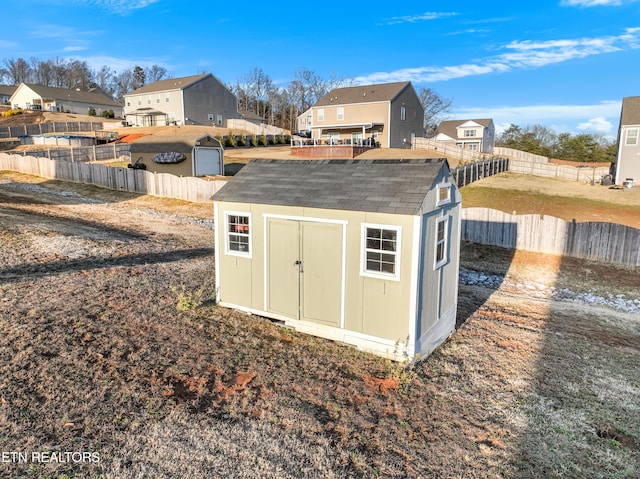 view of outbuilding