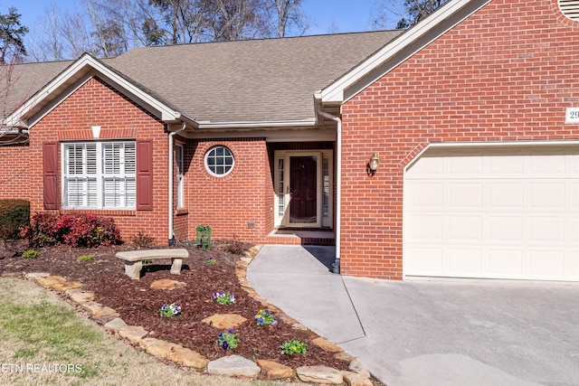 ranch-style house with a garage