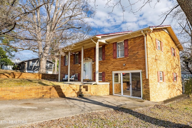 view of split foyer home