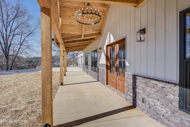 view of patio / terrace with french doors