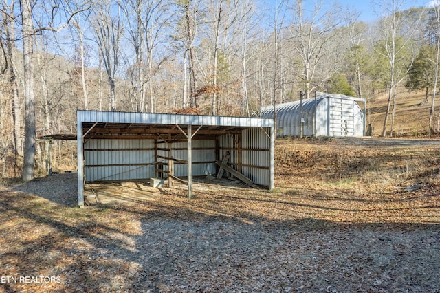 view of outbuilding