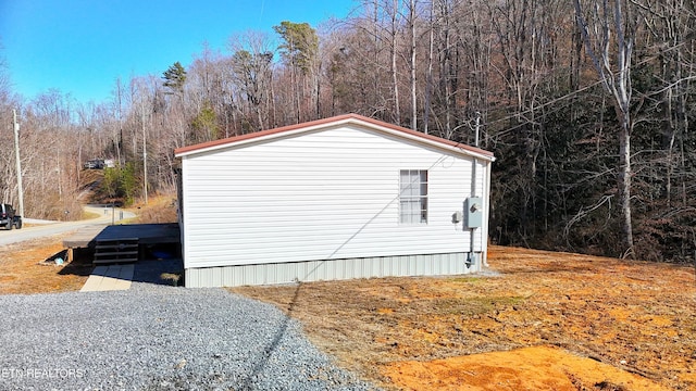 view of home's exterior