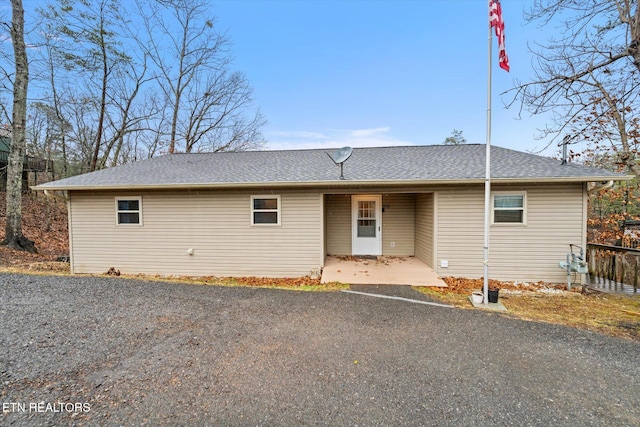 view of front of home