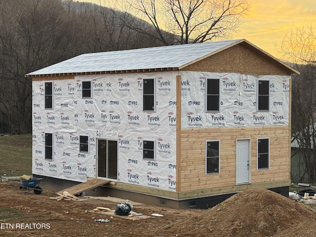 view of front of house with crawl space