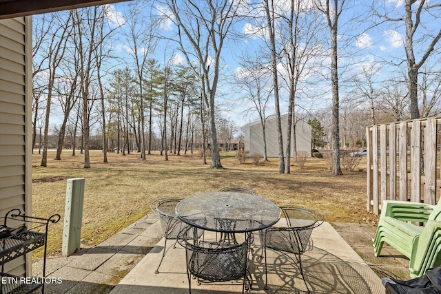 view of patio / terrace with outdoor dining area