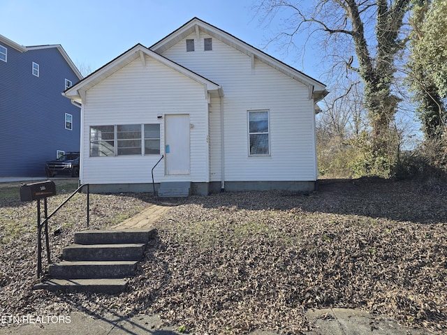 view of front of home