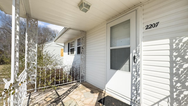 view of entrance to property