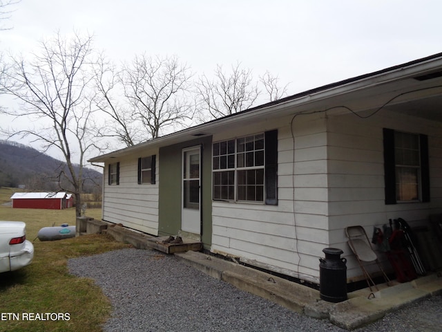 view of property exterior