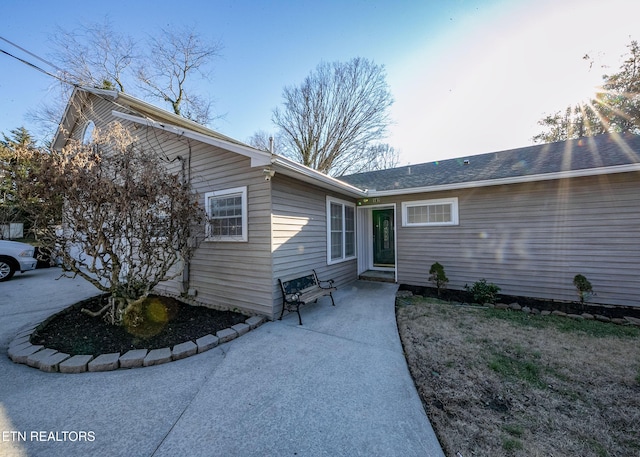 back of house featuring a patio