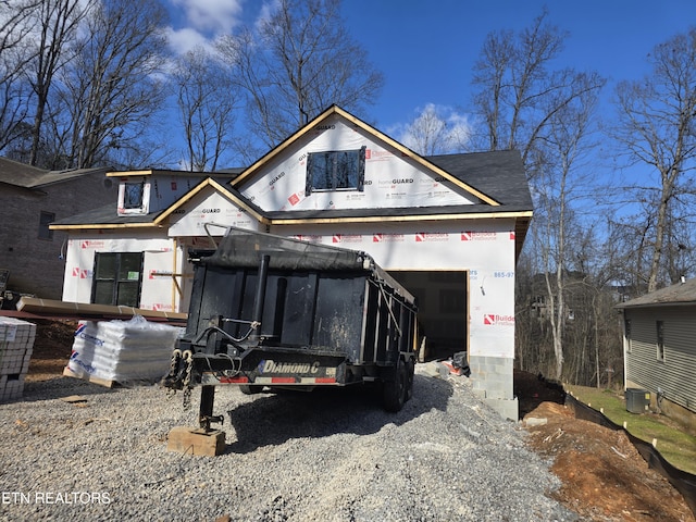 view of property under construction