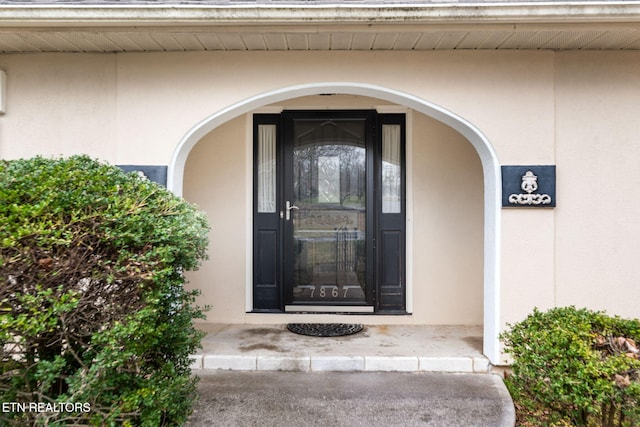 view of property entrance