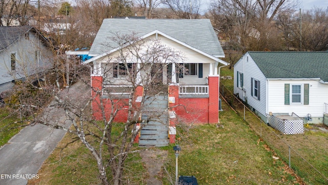 view of bungalow-style home