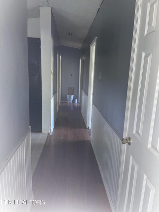 4589 Mount Carmel Rd, Camden, TN 38320 - hall with a wainscoted wall