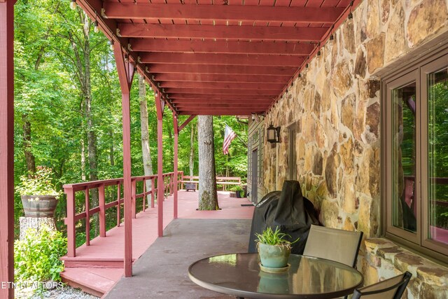 1731 Vonore Rd, Loudon, TN 37774 - view of patio / terrace featuring a wooden deck