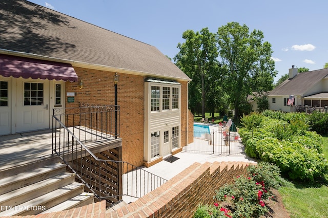 exterior space with a patio area