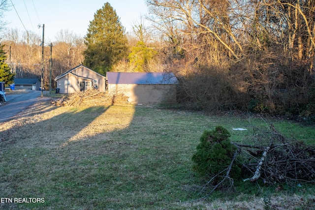 view of yard