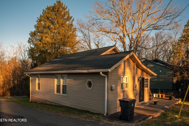 view of property exterior