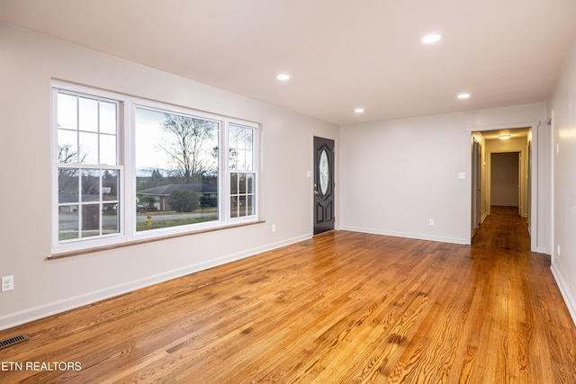 interior space featuring light hardwood / wood-style flooring