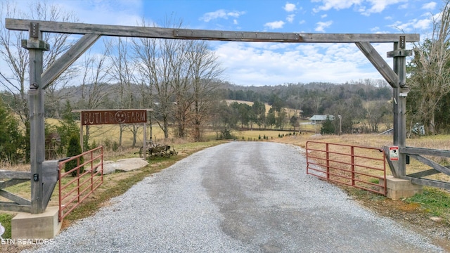 view of road