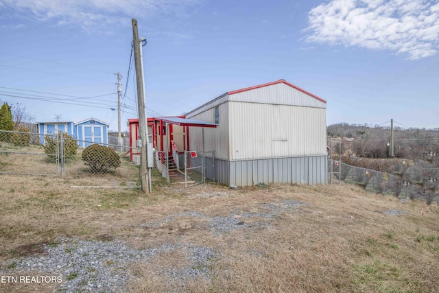 view of outdoor structure