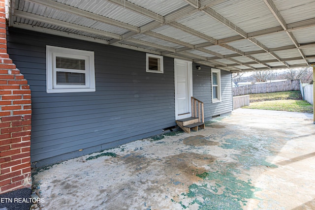 view of patio