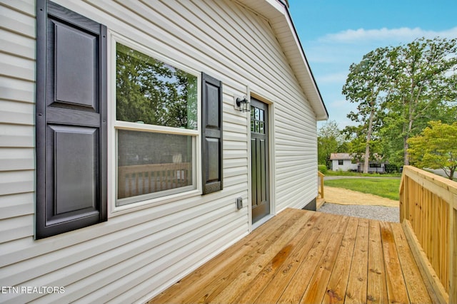 view of deck