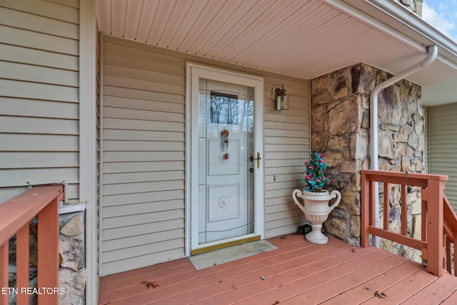 view of entrance to property