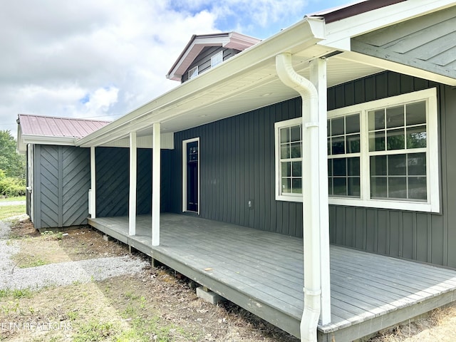 view of deck