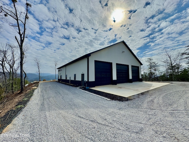 550 Steer Creek Rd, Tellico Plains, TN 37385 - view of outbuilding featuring a garage